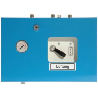 PLZ 20.1.1-EA230-EZ230, Pneumatische L&uuml;ftungszentrale, Eine RWA-Gruppe, Eine L&uuml;ftungsgruppe, Bet&auml;tig