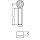 Augenschraube AS M8x60mm, 10mm Auge mit Mutter