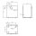 Montagekonsole MK 47-1 BxL 47x67mm, 2x12mm Bohrung f&uuml;r 1 Montageposition