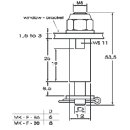 Befestigungsbolzen MK FB 8mm f&uuml;r Fensterkonsole/...