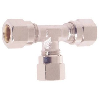 T-Verbinder B9-6, 3 x 6mm Rohranschluss