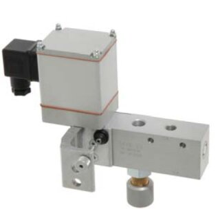 Thermo-Vorrangventil TAVE2.2,  Ansteuerventil f&uuml;r automatisch - thermische Ausl&ouml;sung, Anschl&uuml;sse 1/8", f&uuml;r CO2-Fl. mit 1/2"-UNF, VdS anerkannt, mit Vorrangventil Einrohr und zus. Elektrischer Fernausl&ouml;sung 24VDC / 0,3A