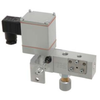Thermo-Vorrangventil TAVE2.3,Ansteuerventil f&uuml;r automatisch - thermische Ausl&ouml;sung, Anschl&uuml;sse 1/8", f&uuml;r CO2-Fl. mit 1/2"-UNF, VdS anerkannt, mit Vorrangventil Einrohr und zus. elektrischer Fernausl&ouml;sung 24VDC / 0,3A, mit Bel&uuml;ftungsventil