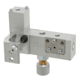 Thermo-Vorrangventil TAVE2.5, Ansteuerventil f&uuml;r automatisch - thermische Ausl&ouml;sung, Anschl&uuml;sse 1/8", f&uuml;r CO2-Fl. mit 1/2"-UNF, VdS anerkannt, mit Vorrangventil Einrohr und zus. pneumatischer Fernausl&ouml;sung und Bel&uuml;ftungsventil