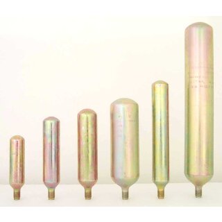 CO2 Einwegflasche 300gr, 1/2 UNF, 50&deg;C, 50x315mm, f&uuml;r nichtautom. Ausl&ouml;ser nur f&uuml;r Handausl&ouml;sung